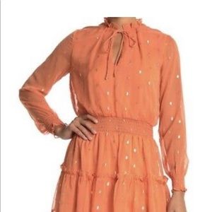 NSR Peach Shine Mini Dress